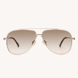 Dezi Top Shelf , Gold, G15 Gradiant Aviator Sunglasses